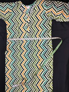 Lemon Green Kurti Set