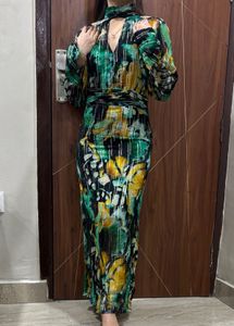 Floral Print Maxi Dress
