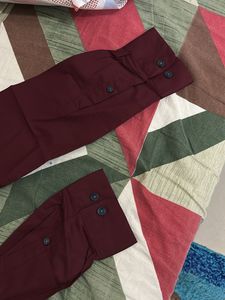 Maroon Casual Shirt