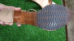 Metallic Rose Gold Block Heels