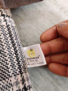 Adorable Plaid Baby Jacket