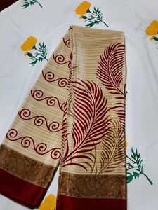 Elegant Printed Saree