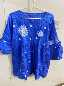Short Blue Tunic