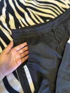 Black Striped Pants
