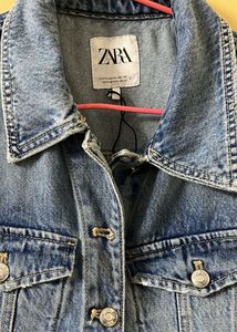 Zara Denim Romper