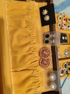 Combo Of Zirconia Studs - 4 Pair