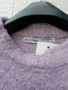 New With Tag Korean Purple Knit Sweater