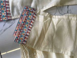 Elegant Embroidered 3 Piece  Kurta Set