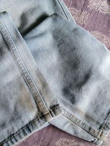 ripped blue jeans