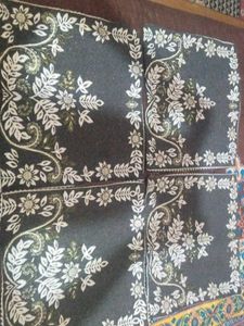 Floral Embroidered Sofa Cover Set