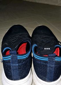 Blue &amp; White Running Shoe
