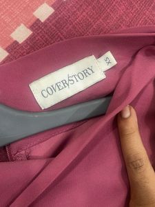 Mauve Semi Halter Neck Top