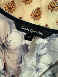 Black and white short dress