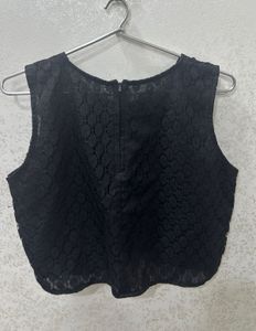 Front Open Black Shrug