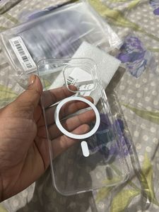 Clear I Phone 15 pro max back Case