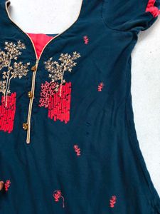 Embroidered salwar set