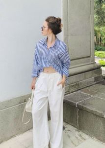 women stripped casual shirt