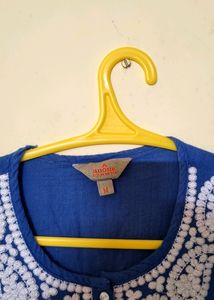 Blue A Line Kurta Set