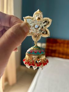 🪷Gorgeous Floral Jhumkas