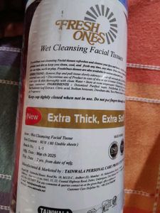 Tissue wet wipes brand new sealed boxes