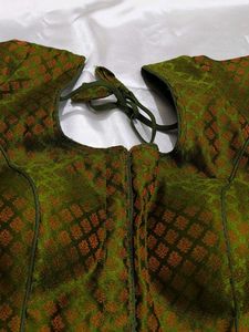 Green Blouse Brocade