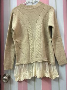 Elegant Layered Knit Sweater