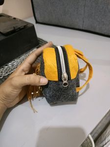 Mini Hanmade Hoop Embroidery Bagpack