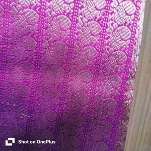 Kanjeevaram pretty Purple Saree with Border