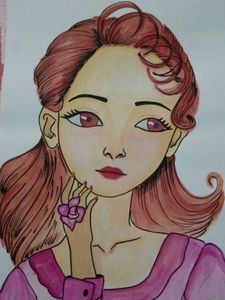 A Beautiful Girl Drawing