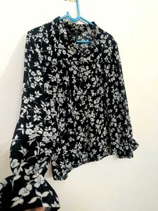 Floral Print Top/shirt