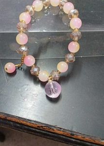 Pink Beaded Bracelet