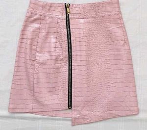 Imported Leather Skirt