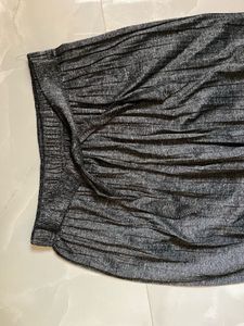 Gray Ruched Plazo