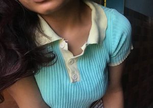 Cute Cropped Polo Top
