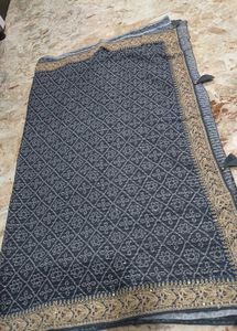 Elegant Embroidered Saree