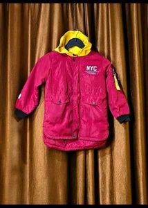 Hooded Jacket with Multiple pockets Size 7 to 8 ye