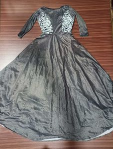 Grey Gown For Women/Girl