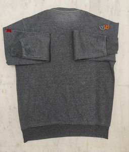 Grey Embroidered Sweatshirt