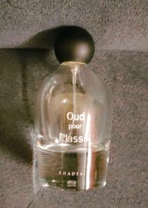 Empty bottle of KHADLAJ PERFUMES Oud Perfume For K