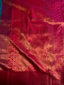 New Kanjivaram Saree With Blouse Piece