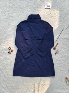 🐊 Crocodile Navy Trench Coat