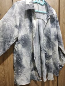 Grey Watercolor Effect Shirt