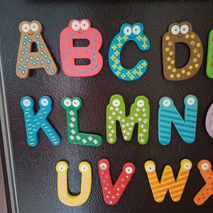 Wooden Magent Alphabets