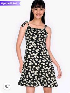 Floral Print A-line Dress