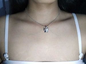 Silver Butterfly Pendant