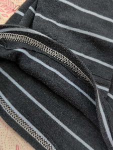 Striped Turtleneck Top