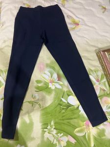 Only Navy Zipper Pocket Pants/Jeggings