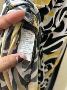 Abstract Print Maxi Dress