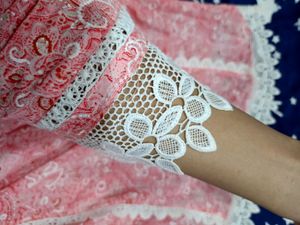 Pakistani Laces Work Kurti💕
