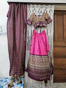 Pink Lehenga Choli